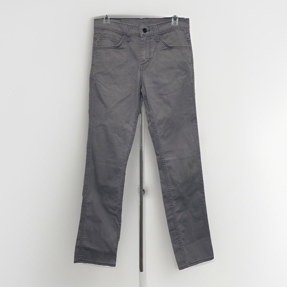 Levis 511 Mens Slim Fit Jeans Gray Denim Casual Work Wear Casual Office 30x32
